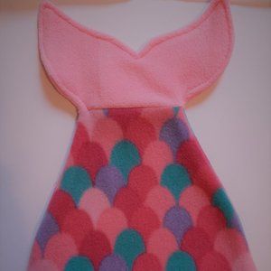 Mermaid Tail Fleece Hat NB 0-3 Months